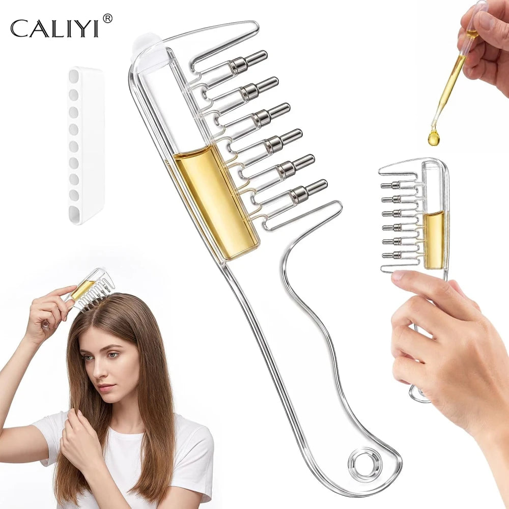Scalp Oil Applicator Massage Comb