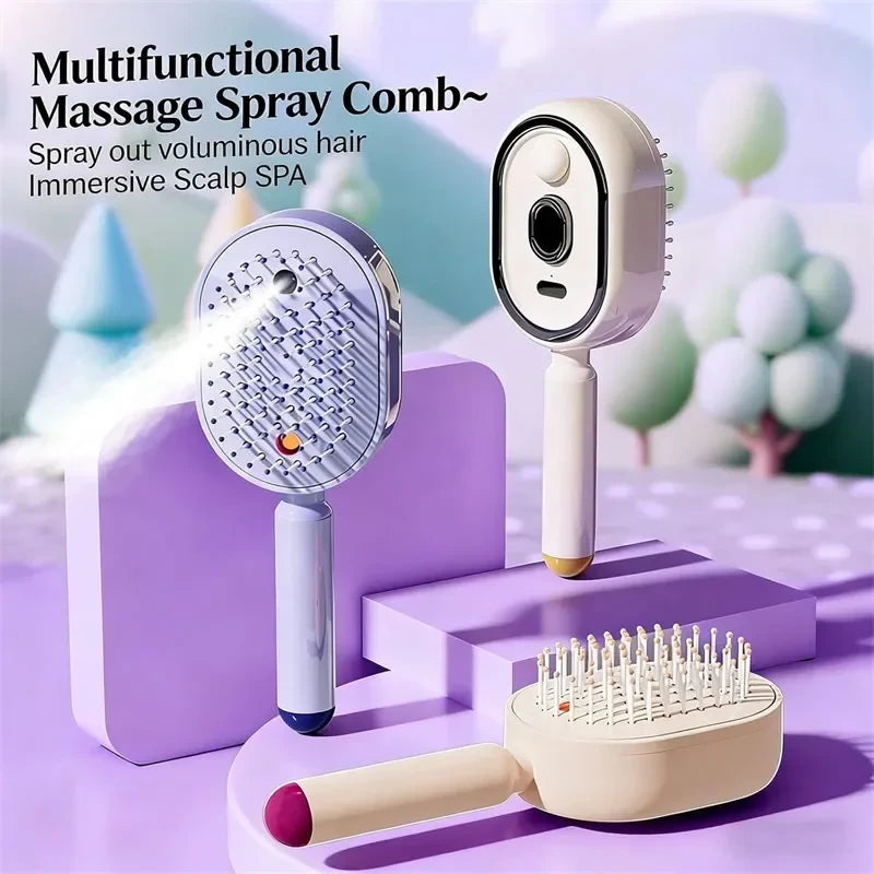 Electric Mist Hair Scalp Massage Brush